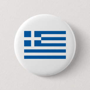 Greece Flag 6 Cm Round Badge