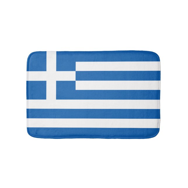 Greece flag bath mat (Front)