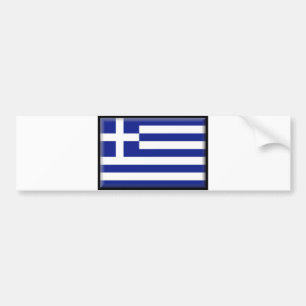 Greece Flag Bumper Sticker