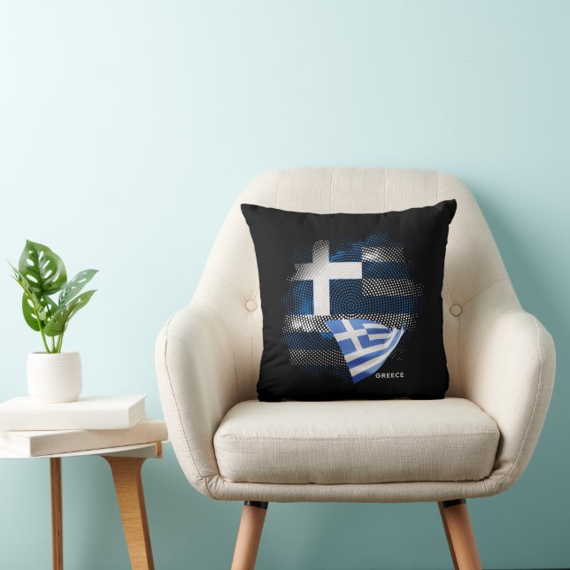 Greece flag cushion (Chair)