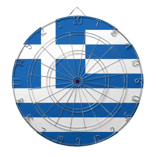 Greece flag  dartboard (Front)
