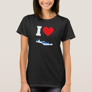 Greece Flag for Crete I Love Crete 1 T-Shirt
