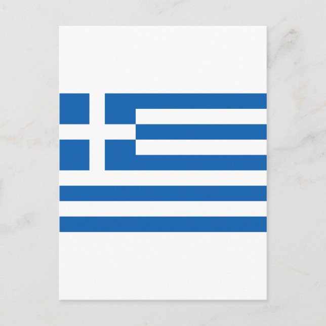 Greece Flag GR Postcard (Front)