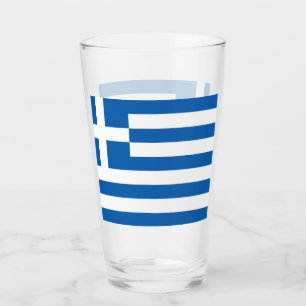 Greece Flag Greek Patriotic Glass