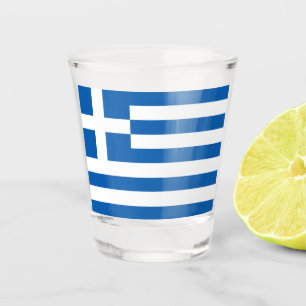 Greece Flag Greek Patriotic Shot Glass