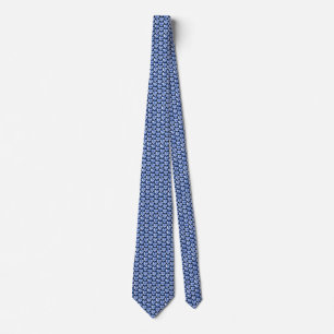 Greece Flag Hearts Tie