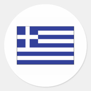 Greece FLAG International Classic Round Sticker