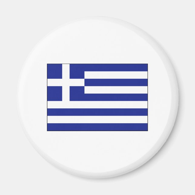 Greece FLAG International Magnet (Front)