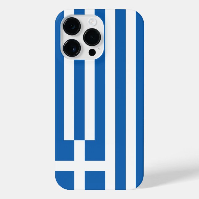 Greece flag iPhone case (Back)