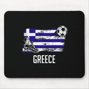 Greece Flag Jersey Greek Soccer Team Greek Mouse Mat