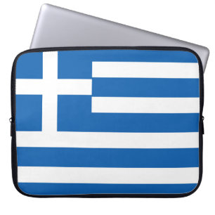 Greece Flag Laptop Sleeve