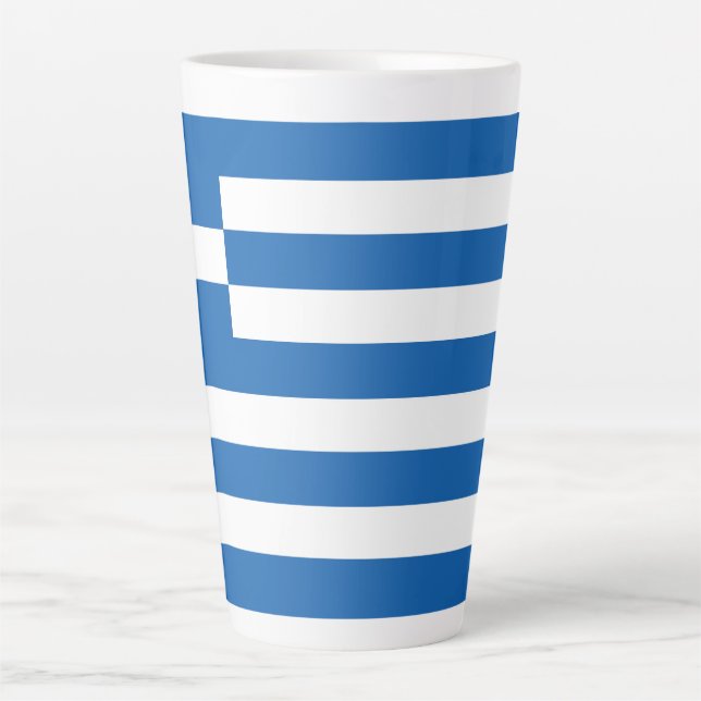 Greece flag latte mug (Front)