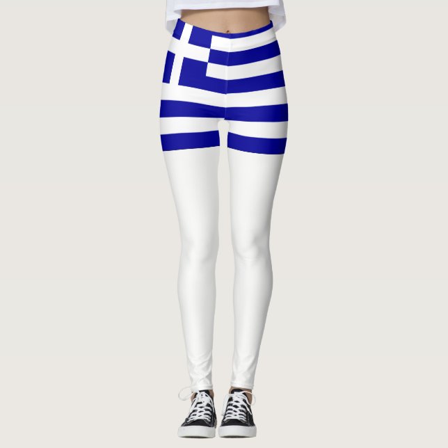 Greece flag leggings (Front)