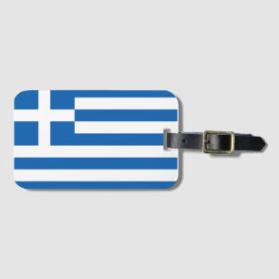 Greece flag Luggage Tag