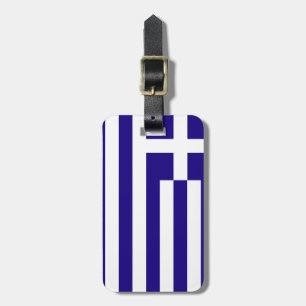 Greece Flag Luggage Tag