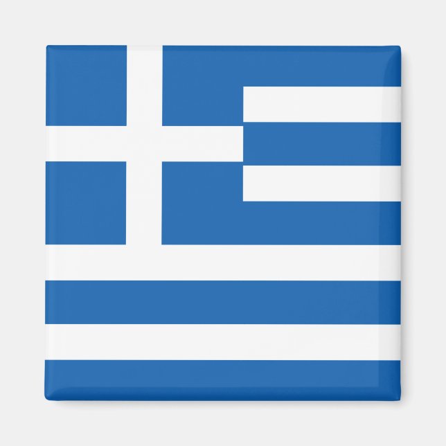 Greece Flag Magnet (Front)