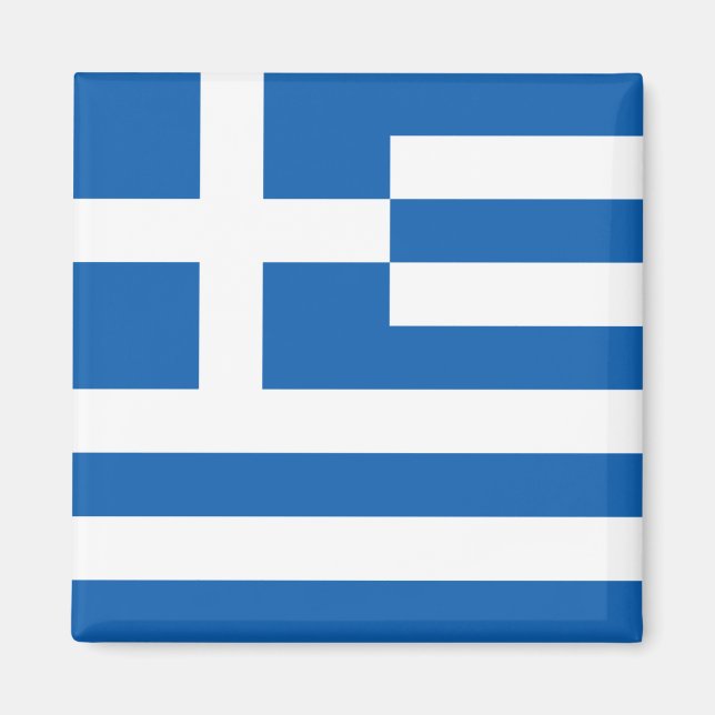 Greece Flag Magnet (Front)