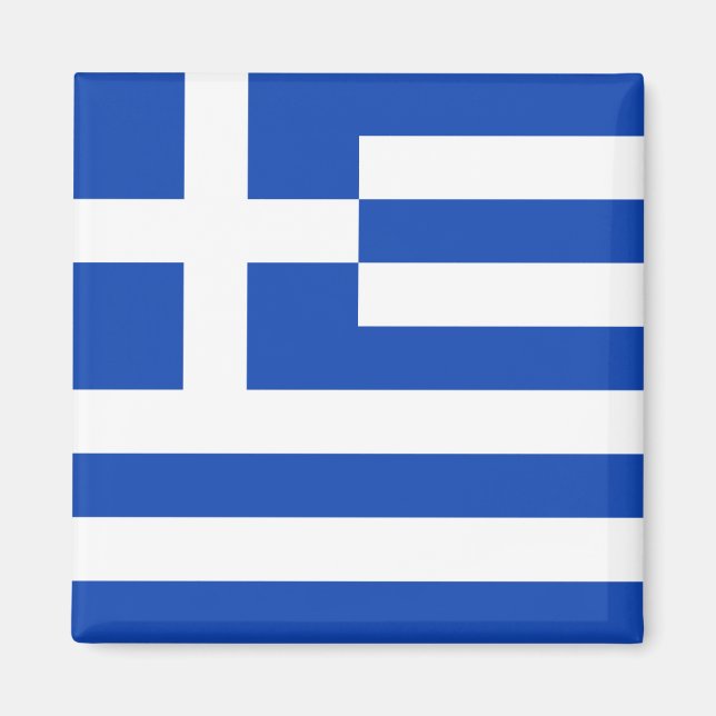 Greece Flag Magnet (Front)