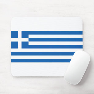 Greece flag mouse mat