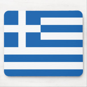 Greece Flag Mouse Mat