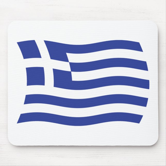 Greece Flag Mousepad (Front)