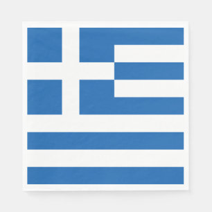 Greece Flag Napkin