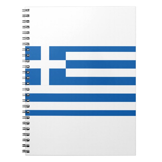 Greece Flag Notebook (Front)