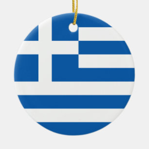 Greece Flag Ornament