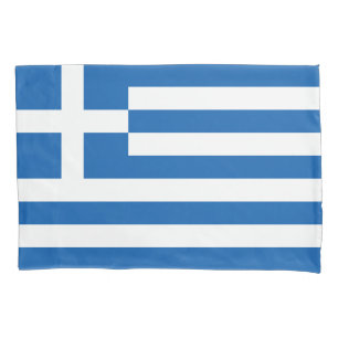 Greece Flag Pillowcase