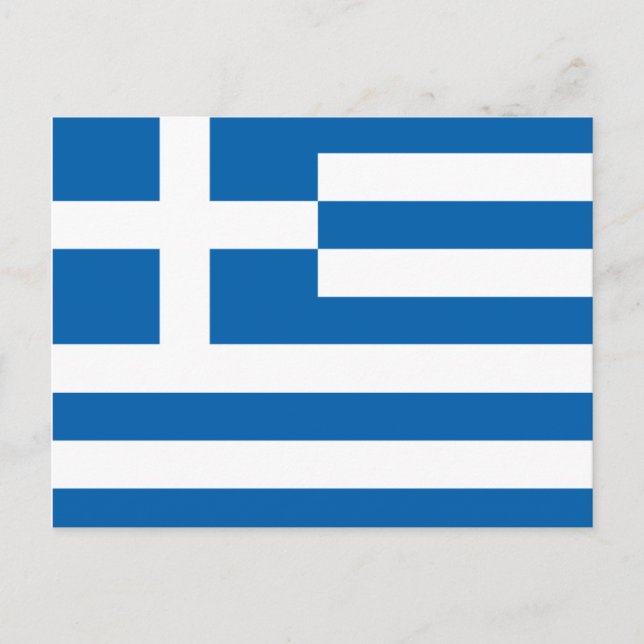 Greece Flag Postcard (Front)