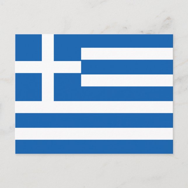 Greece Flag Postcard (Front)