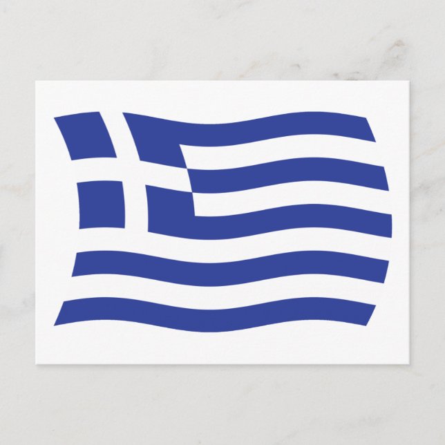 Greece Flag Postcard (Front)