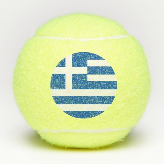 Greece Flag Tennis Balls (Front)