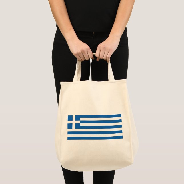 Greece flag tote bag (Front (Product))