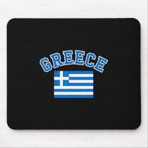 Greece Flag Travel Souvenir Greek Mouse Mat