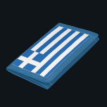 Greece flag wallet<br><div class="desc">Nylon Wallet with Greek flag design</div>