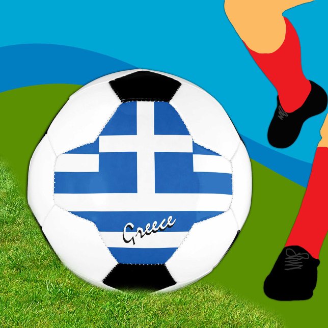Greece Football & Greek Flag / Sports (Creator Uploaded)