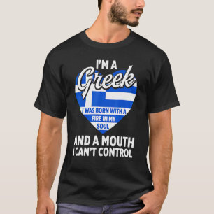 Greece For Proud Greek Greek Roots Love Greece Vis T-Shirt