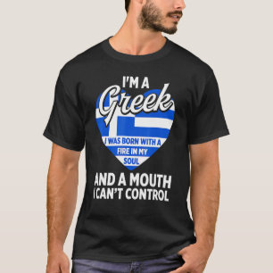 Greece For Proud Greek Greek Roots Love Greece Vis T-Shirt