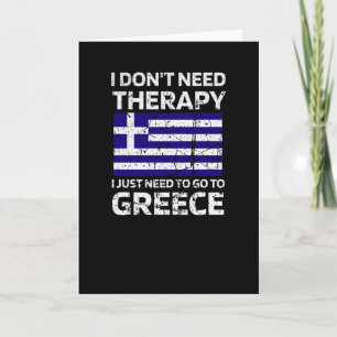Greece Gifts Greek Heritage Hellas Greek American Card