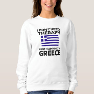 Greece Gifts Greek Heritage Hellas Greek American Sweatshirt