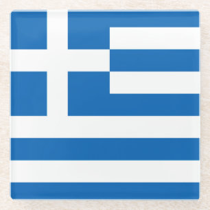 Greece Glass Coaster