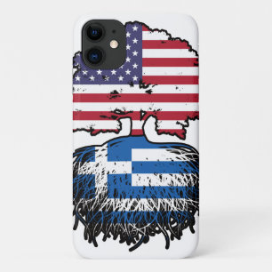 Greece Greek American USA United States America iPhone 11 Case