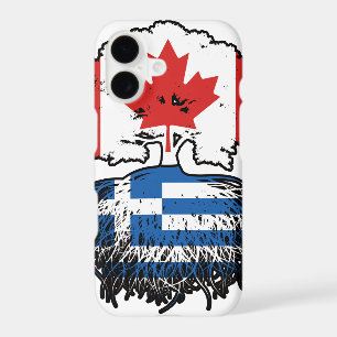 Greece Greek Canadian Canada Tree Roots Flag