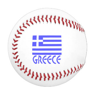 Greece Greek Flag Blue Personalisation  Baseball