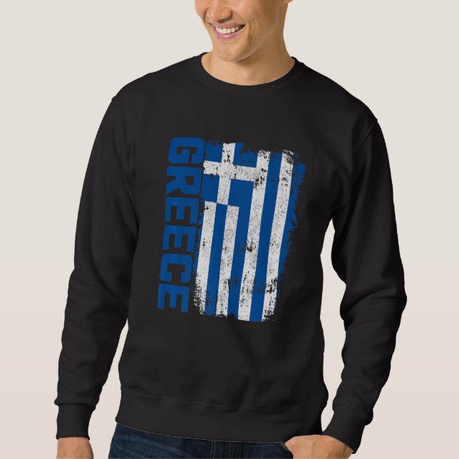 Greece Greek Flag Pride  1 Sweatshirt (Front)