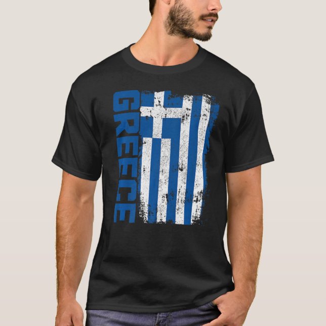 Greece Greek Flag Pride  1 T-Shirt (Front)