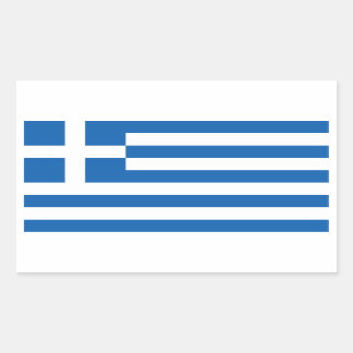 Greece/Greek Flag Rectangular Sticker