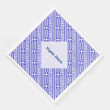 Greece Greek Flag Tiled Blue Personalisation 