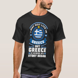 Greece Greek Greece Flag Quote T-Shirt